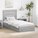  s od storage Siva Sonoma 90 x 190 cm Konstruirano drvo | shoptok.hr