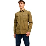 Jack & Jones Srajce z dolgimi rokavi CAMISA VAQUERA HOMBRE JACK JONES 12138115 Zelena | Shoptok.si