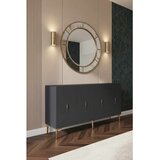 Hanah home komoda Ayshe 150, 150 cm, antracit / zlatna | Eponuda.com