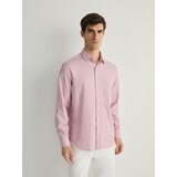 Reserved črtasta srajca regular fit - roza Cene