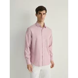 Reserved črtasta srajca regular fit - roza