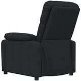  Masažna fotelja od tkanine crna - Crna 1 | shoptok.hr