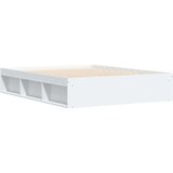 vidaXL Posteljni okvir bel 140x200 cm | Shoptok.si