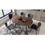 Trpezarijski Sto ARTUR, hrast/crna | Eponuda.com