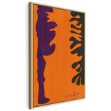  Slika - Henri Matisse – Black and Violet Arabesques on Orange 60x90 U prirodnom drvenom okviru | shoptok.hr