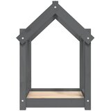 Krevet za pse sivi 61 x 50 x 70 cm od masivne borovine | Eponuda.ba