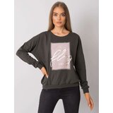 RELEVANCE Sweatshirt-RV-BL-7069.04P-dark khaki | Shoptok.si