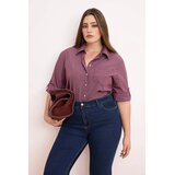 Trendyol Ženska košulja TBBSS26AX00011, Bordo Cene