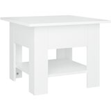  Stolić za kavu bijeli 55 x 55 x 42 cm od konstruiranog drva | shoptok.hr