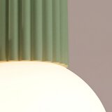 Sollux Žajbljevo zelena stropna svetilka iz opalnega stekla ø 12 cm Orbital – | Shoptok.si