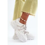 Boto Women's sneakers on a chunky sole with decorative lacing White Relissa | Shoptok.si