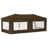 Rastezljivi šator za zabave 575 x 288 x 245 cm Smeđa | shoptok.hr