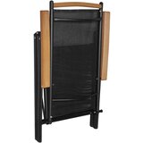  Sklopive vrtne stolice 6 kom od tekstilena crne | shoptok.hr