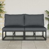 Vanjski namještaj 2 Komad Crna i antracit 70 x 71,5 x 71 cm | shoptok.hr