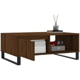 Stolić za kavu smeđa boja hrasta 90x60x35 cm konstruirano drvo | shoptok.hr