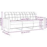 Trosjed tamnozeleni 180 cm baršunasti | shoptok.hr