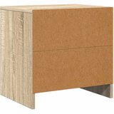  Noćni ormarići 2 kom boja hrasta sonome 45x34x44,5 cm drveni Bež | shoptok.hr