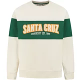 Shiwi Majica 'Santa Cruz' bež / zelena / oranžna / bela