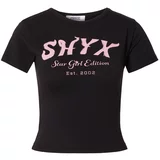 SHYX Majica 'Rebecca' svetlo roza / črna