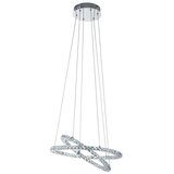 Eglo varrazo visilica/2, led, 29,6w, prečnik 550, hrom/kristal | Eponuda.com
