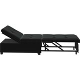  Krevet na razvlačenje Crna 194 x 67 x 82 cm Baršun | shoptok.hr