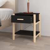  Noćni ormarići 2 kom crni 42 x 38 x 45 cm od konstruiranog drva | shoptok.hr