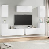  7-dijelni set TV ormarića bijeli od konstruiranog drva | shoptok.hr