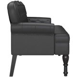  Chesterfield klupa Crna 119 5 x 64 5 x 75 cm Lažna koža | shoptok.hr