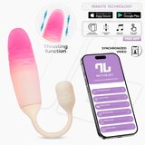 INTOYOU App Series NexEgg Motion Vibrating Egg with Thrusting App Beige-Pink Cijene