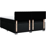  Krevet s oprugama i madracem crni 180x200 cm od tkanine | shoptok.hr