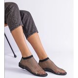 Gemre Black mesh sandals with rhinestones Antalia | ePonuda.com