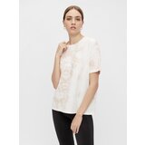 Pieces Pink-White Batik T-Shirt Panni - Women Cene