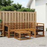  Set vanjskih sofa 5 kom. Prirodna Čvrsto drvo akacije Cijene