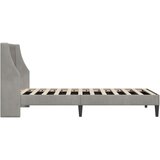  Krevetna konstrukcija Svijetlo siva 90 x 200 cm Baršun | shoptok.hr