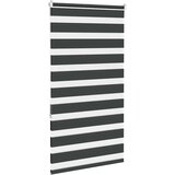 vidaXL Zavjesa zebra crna 80x150 cm širina tkanine 75,9 cm poliester | shoptok.hr