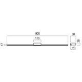  Redo 01-3272 - LED osvetljenje za kupatilsko ogledalo ASTON LED/18W/230V IP44 hrom | Eponuda.com