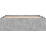 Posteljni okvir betonsko siv 120x200 cm | Shoptok.si