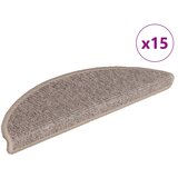 vidaXL Samolepilne preproge za stopnice 15 kosov 56x17x3 cm temno bež, (20753245) | Shoptok.si