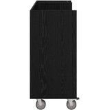 Golf ormar s kotačem Jednobojno Crni hrast 120 x 45 x 98 cm | shoptok.hr
