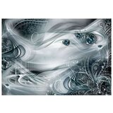  Samoljepljiva foto tapeta - Autumn Evenings (Turquoise) 147x105 | shoptok.hr