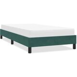  Okvir kreveta bez madraca tamnozeleni 90x210 cm baršun | shoptok.hr