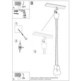 Nice Lamps Bela viseča svetilka ø 15 cm Rene – | Shoptok.si