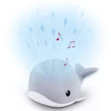 Zazu glazbeni projektor s umirujućim zvukovima wally the whale grey