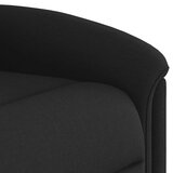  Masažni naslonjač od tkanine crni | shoptok.hr