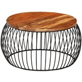 Furnova Klubska mizica Ø 68 cm trden predelan les, (21915663) | Shoptok.si