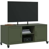 vidaXL TV omarica zelena 100,5x39x43,5 cm hladno valjano jeklo | Shoptok.si
