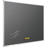 SMIT VISUAL Tabla za krede, siva tabla, ŠxV 900 x 600 mm | Shoptok.si