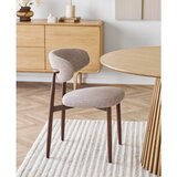 House Nordic Bež/temno rjav oblazinjen jedilni stol Levanto – | Shoptok.si