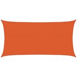 vidaXL Jedro za zaštitu sunca 160 g/m² pravokutno narančasto 3x6m HDPE | shoptok.hr