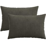  Presvlaka za jastuk 2 pcs HEERLEN Antracit 50 x 75 cm Kord | shoptok.hr